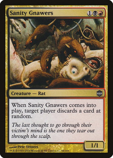 Sanity Gnawers - Alara Reborn Magic: The Gathering trading card