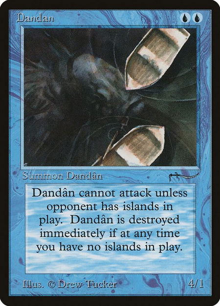 Dandan - Arabian Nights Magic: The Gathering trading card