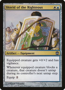 Shield of the Righteous - Alara Reborn (ARB) #11 - Uncommon Magic: The Gathering Trading Card