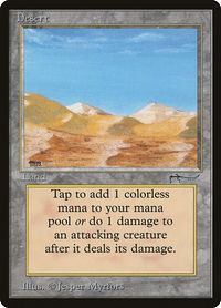 Desert - Arabian Nights (ARN) #null - Common Magic: The Gathering Trading Card