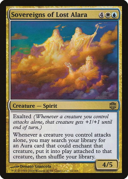 Sovereigns of Lost Alara trading card from Alara Reborn Sovereigns of Lost Alara - Alara Reborn Magic: The Gathering trading card