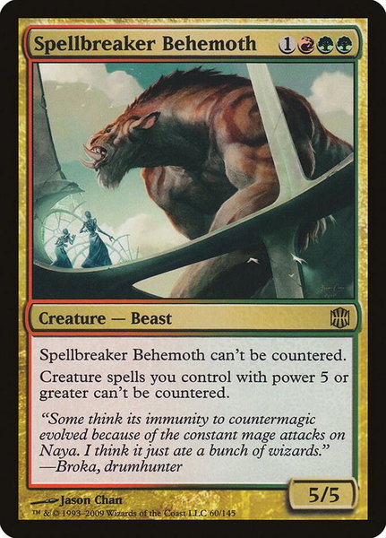 Spellbreaker Behemoth - Alara Reborn Magic: The Gathering trading card