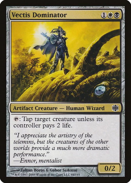 Vectis Dominator trading card from Alara Reborn Vectis Dominator - Alara Reborn Magic: The Gathering trading card