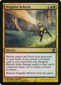 Vengeful Rebirth - Alara Reborn (ARB) #62 - Uncommon Magic: The Gathering Trading Card