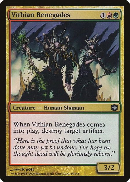 Vithian Renegades - Alara Reborn Magic: The Gathering trading card