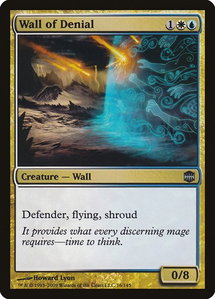 Wall of Denial - Alara Reborn (ARB) #16 - Uncommon Magic: The Gathering Trading Card