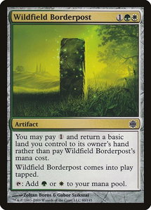Wildfield Borderpost - Alara Reborn (ARB) #80 - Common Magic: The Gathering Trading Card