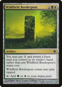 Wildfield Borderpost - Alara Reborn (ARB) #80 - Common Magic: The Gathering Trading Card