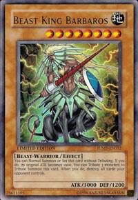 Beast King Barbaros - Shonen Jump Magazine Promos YuGiOh trading card