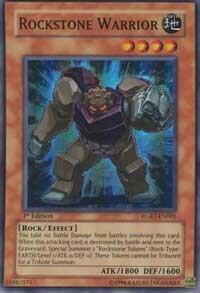 Rockstone Warrior - Raging Battle (RGBT) #RGBT-EN001 - Super Rare YuGiOh Trading Card