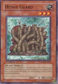 Hedge Guard - Raging Battle YuGiOh trading card