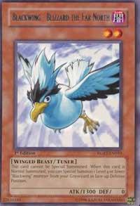 Blackwing - Blizzard the Far North - Raging Battle YuGiOh trading card