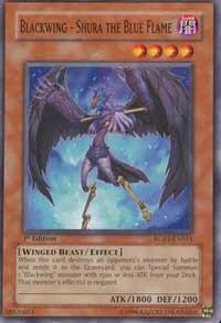 Blackwing - Shura the Blue Flame - Raging Battle (RGBT) #RGBT-EN011 - Common / Short Print YuGiOh Trading Card