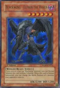 Blackwing - Elphin the Raven - Raging Battle YuGiOh trading card