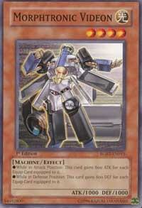 Morphtronic Videon trading card from Raging Battle Morphtronic Videon - Raging Battle YuGiOh trading card