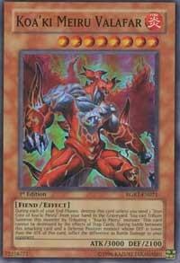 Koa'ki Meiru Valafar - Raging Battle (RGBT) #RGBT-EN021 - Super Rare YuGiOh Trading Card