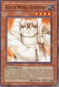 Koa'ki Meiru Guardian - Raging Battle YuGiOh trading card