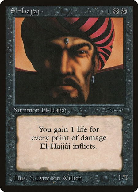 El-Hajjaj - Arabian Nights Magic: The Gathering trading card