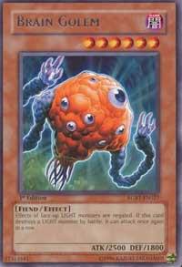 Brain Golem - Raging Battle YuGiOh trading card