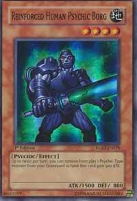 Reinforced Human Psychic Borg - Raging Battle YuGiOh trading card