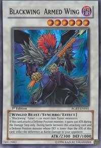 Blackwing Armed Wing - Raging Battle (RGBT) #RGBT-EN041 - Super Rare YuGiOh Trading Card
