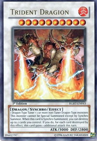 Trident Dragion - Raging Battle (RGBT) #RGBT-EN043 - Ultra Rare YuGiOh Trading Card