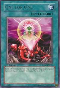 One for One - Raging Battle YuGiOh trading card