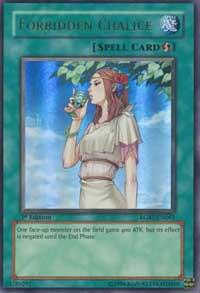 Forbidden Chalice - Raging Battle YuGiOh trading card