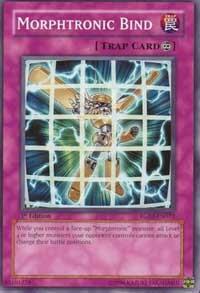 Morphtronic Bind trading card from Raging Battle Morphtronic Bind - Raging Battle YuGiOh trading card