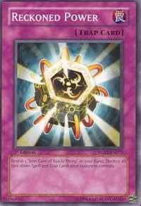 Reckoned Power - Raging Battle YuGiOh trading card