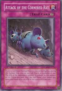 Attack of the Cornered Rat - Raging Battle YuGiOh trading card