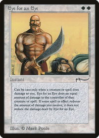 Eye for an Eye - Arabian Nights (ARN) #null - Uncommon Magic: The Gathering Trading Card