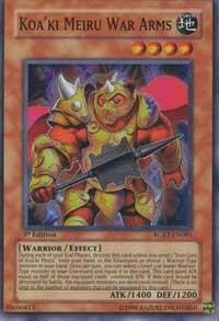 Koa'ki Meiru War Arms - Raging Battle (RGBT) #RGBT-EN081 - Super Rare YuGiOh Trading Card