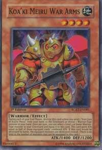 Koa'ki Meiru War Arms - Raging Battle YuGiOh trading card