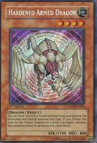 Hardened Armed Dragon trading card from Raging Battle Hardened Armed Dragon - Raging Battle YuGiOh trading card