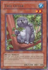 Tree Otter - Raging Battle YuGiOh trading card
