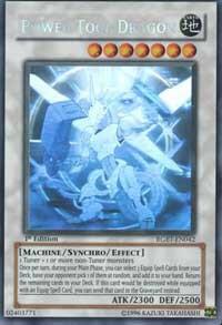 Power Tool Dragon (Ghost Rare) trading card from Raging Battle Power Tool Dragon (Ghost Rare) - Raging Battle YuGiOh trading card