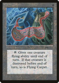 Flying Carpet - Arabian Nights (ARN) #null - Uncommon Magic: The Gathering Trading Card