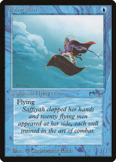 Flying Men - Arabian Nights Magic: The Gathering trading card
