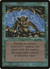 Ghazban Ogre - Arabian Nights (ARN) #null - Common Magic: The Gathering Trading Card