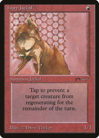 Hurr Jackal - Arabian Nights (ARN) #null - Common Magic: The Gathering Trading Card