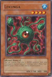 Lekunga trading card from Gold Series 2009 Lekunga - Gold Series 2009 YuGiOh trading card