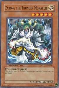 Zaborg the Thunder Monarch - Gold Series 2009 (GLD2) #GLD2-EN006 - Common / Short Print YuGiOh Trading Card