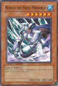 Mobius the Frost Monarch trading card from Gold Series 2009 Mobius the Frost Monarch - Gold Series 2009 YuGiOh trading card