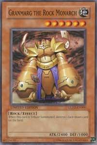 Granmarg the Rock Monarch - Gold Series 2009 (GLD2) #GLD2-EN009 - Common / Short Print YuGiOh Trading Card