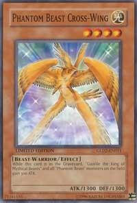 Phantom Beast Cross-Wing - Gold Series 2009 (GLD2) #GLD2-EN011 - Common / Short Print YuGiOh Trading Card