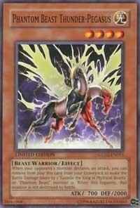 Phantom Beast Thunder-Pegasus - Gold Series 2009 (GLD2) #GLD2-EN013 - Common / Short Print YuGiOh Trading Card