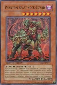 Phantom Beast Rock-Lizard - Gold Series 2009 (GLD2) #GLD2-EN014 - Common / Short Print YuGiOh Trading Card