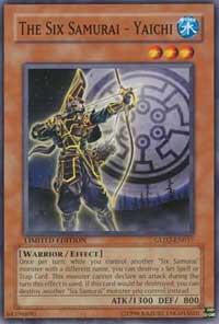 The Six Samurai - Yaichi - Gold Series 2009 YuGiOh trading card