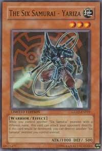 The Six Samurai - Yariza - Gold Series 2009 (GLD2) #GLD2-EN019 - Common / Short Print YuGiOh Trading Card
